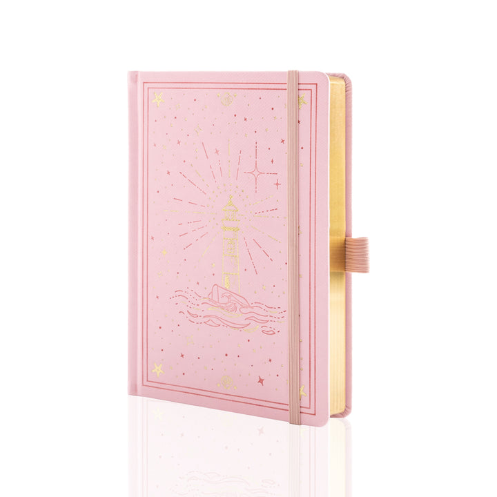 Lighthouse Voyage Notebook - Pink