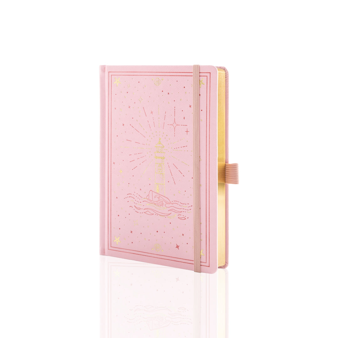 Lighthouse Voyage Notebook - Pink