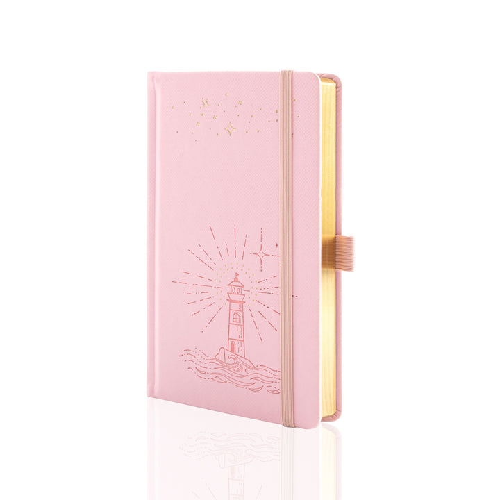 Lighthouse Voyage Notebook - Pink
