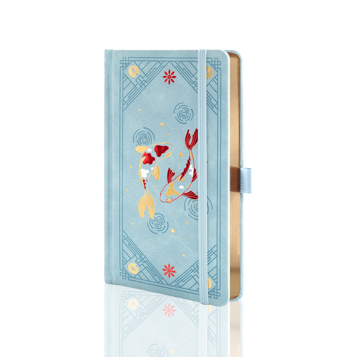 Lotus &amp; Koi Travelers Notebook - Light Blue (Preorder, Ships August 25)