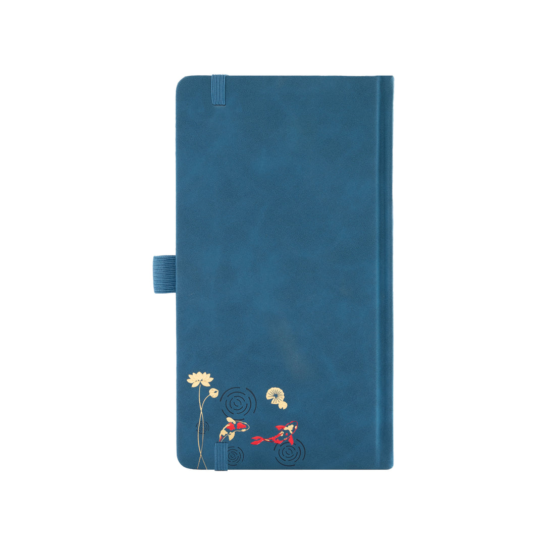 Lotus &amp; Koi Travelers Notebook - Navy