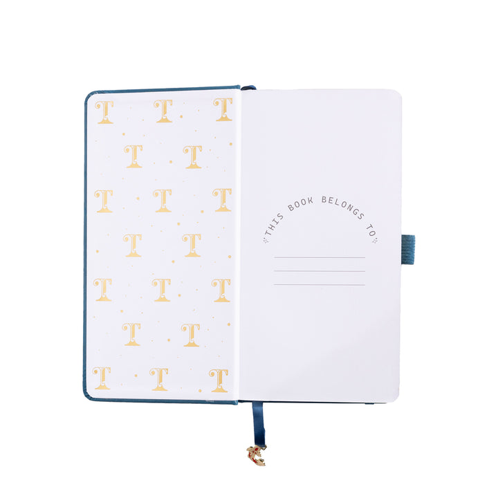 Lotus &amp; Koi Travelers Notebook - Navy
