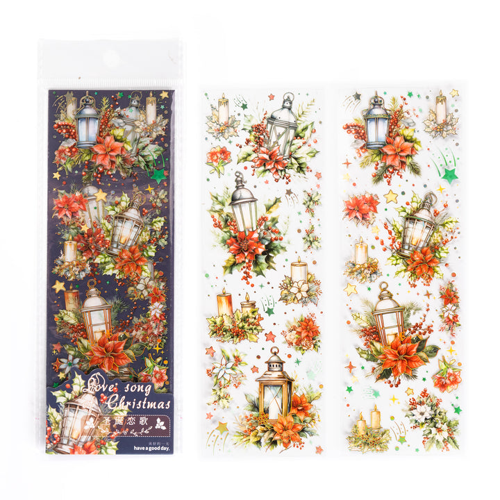 Love Song of Christmas Ⅱ PET Stickers - 2 Sheets