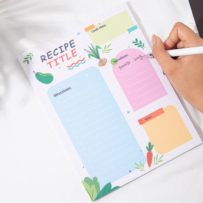 Magnetic Recipe Paper Notepads