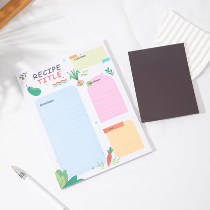 Magnetic Recipe Paper Notepads