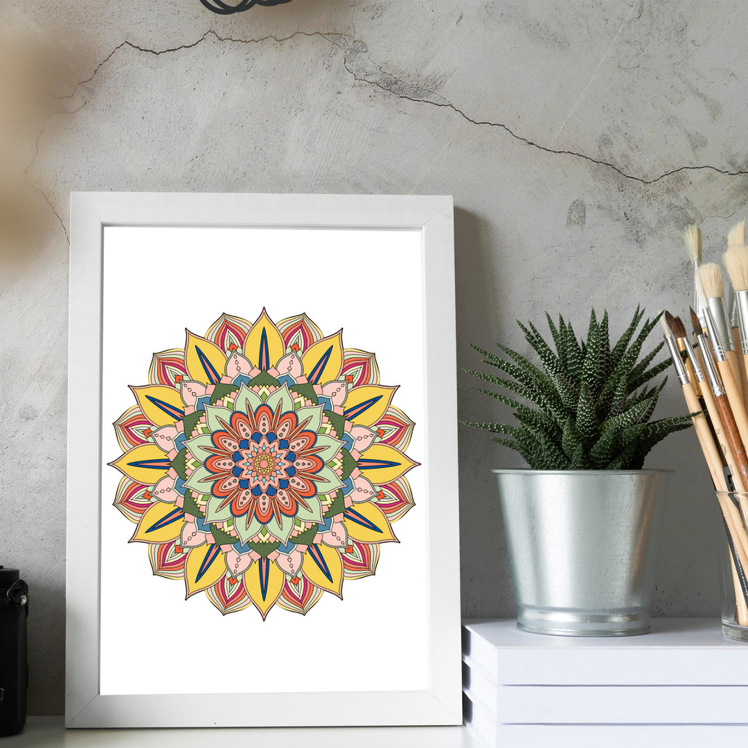 Mandalas Stress Relief Coloring Book 60 Sheets