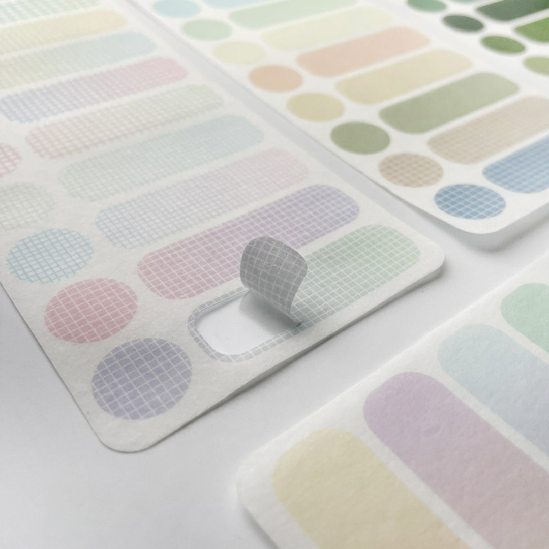 Minimalist Washi Stickers -Set of 3