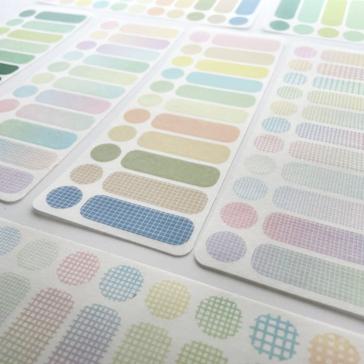 Minimalist Washi Stickers -Set of 3