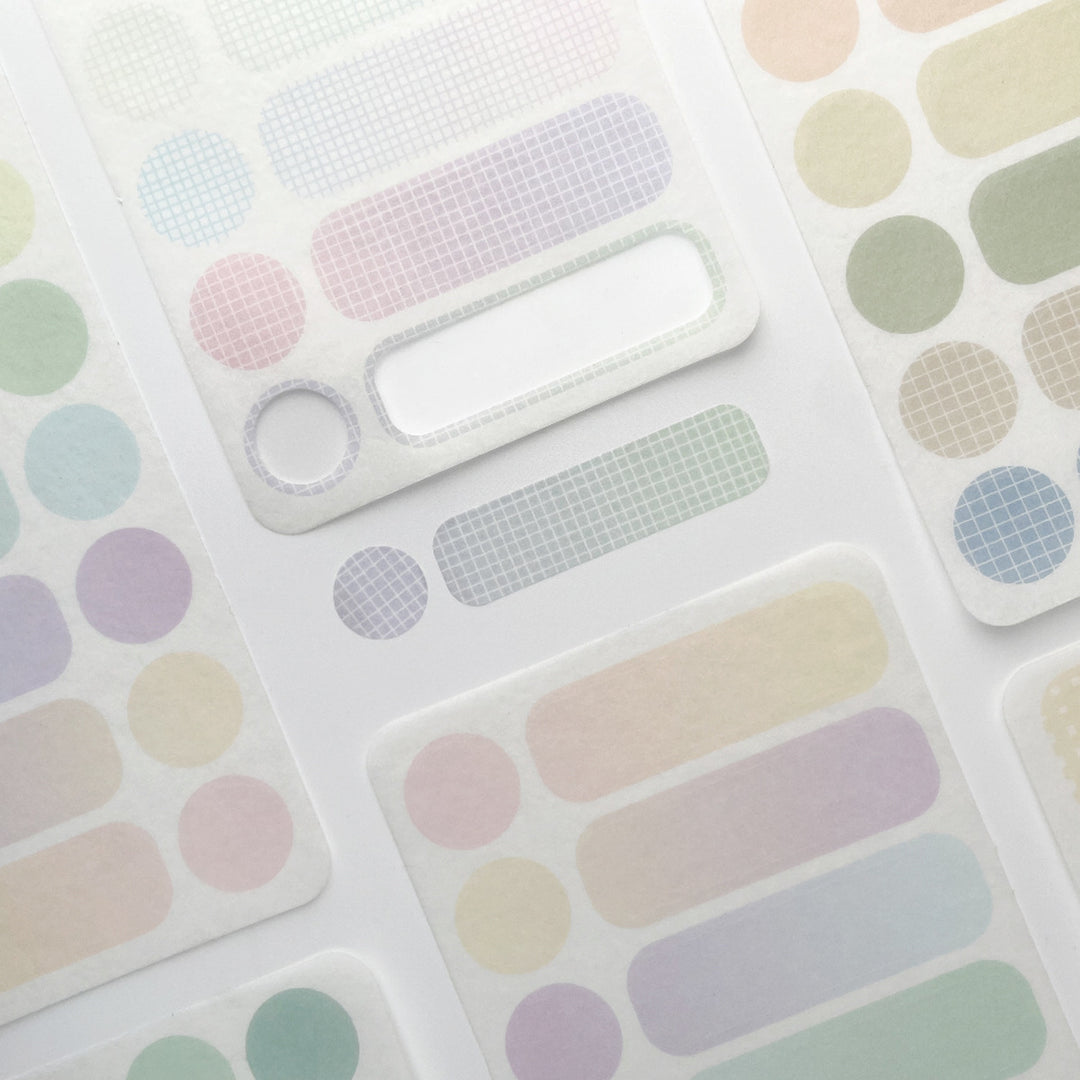 Minimalist Washi Stickers -Set of 3