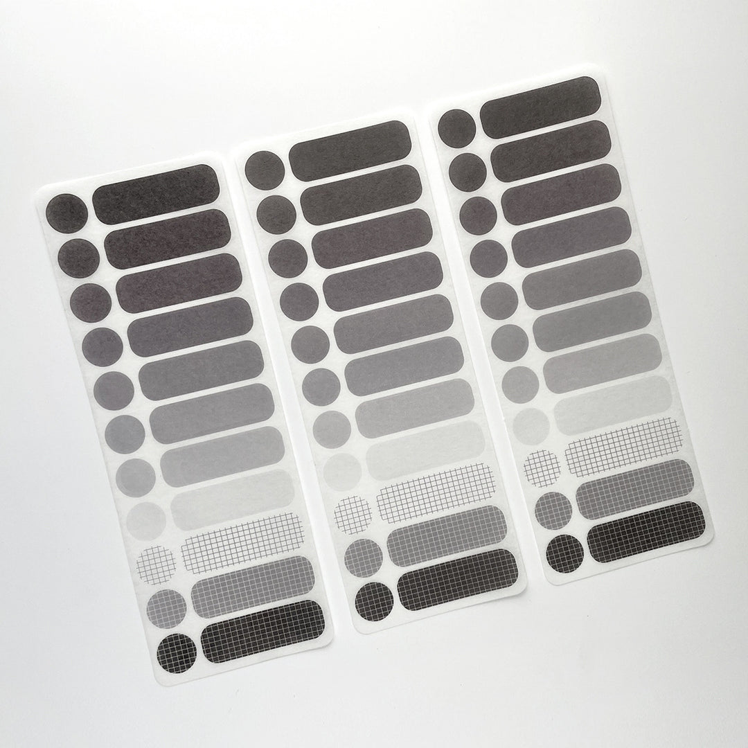 Minimalist Washi Stickers -Set of 3