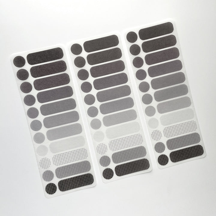Minimalist Washi Stickers -Set of 3
