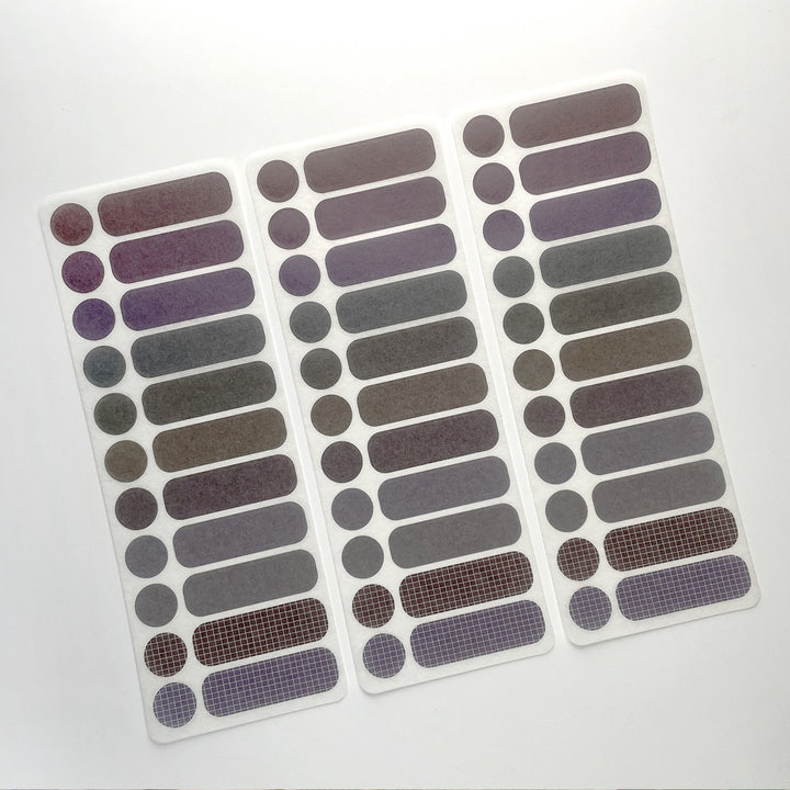 Minimalist Washi Stickers -Set of 3