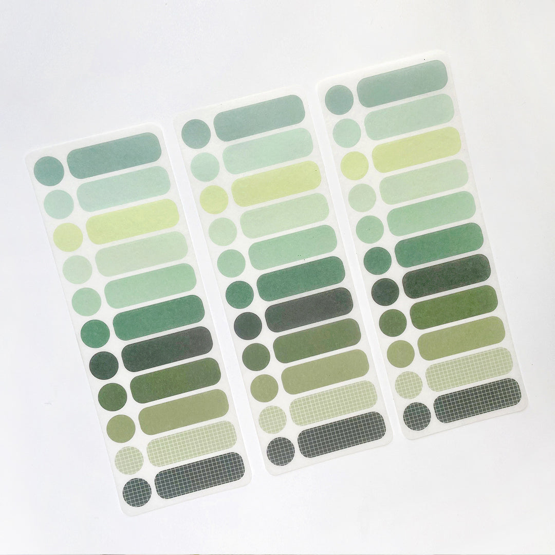 Minimalist Washi Stickers -Set of 3