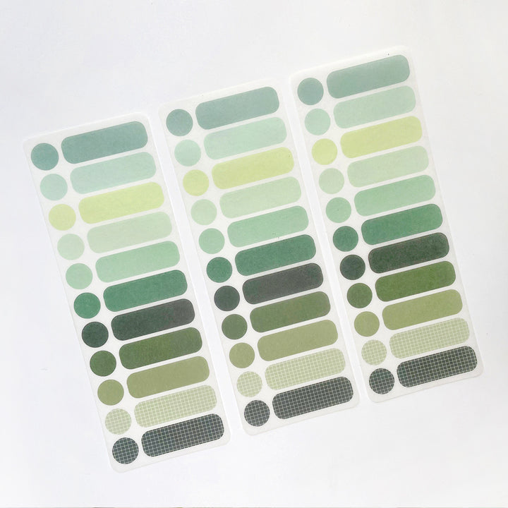 Minimalist Washi Stickers -Set of 3