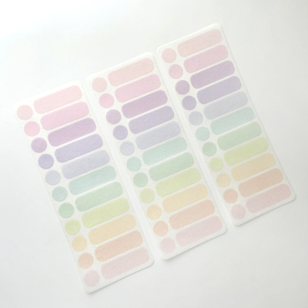 Minimalist Washi Stickers -Set of 3