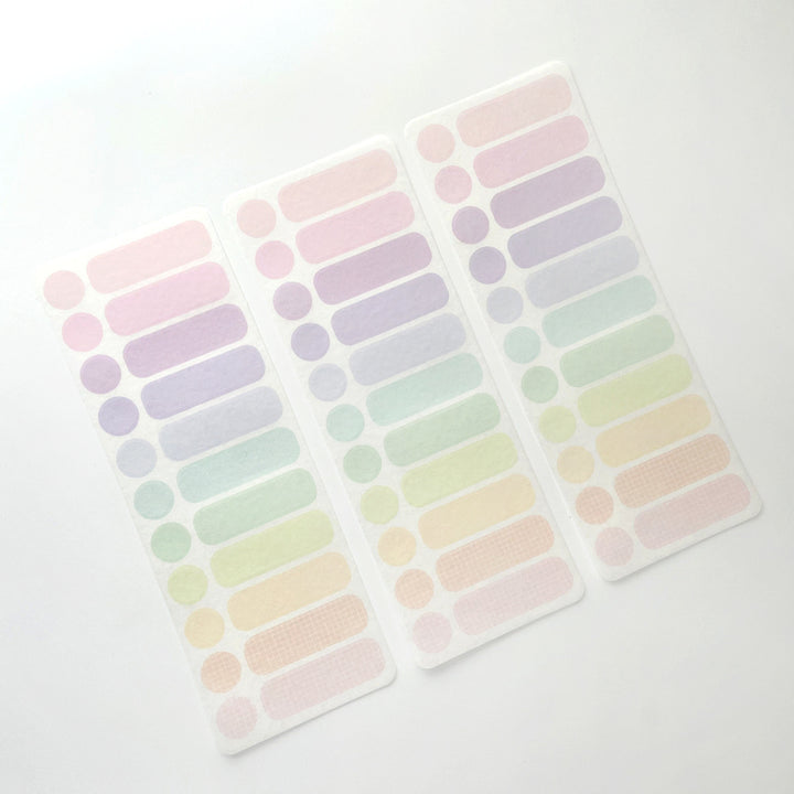 Minimalist Washi Stickers -Set of 3