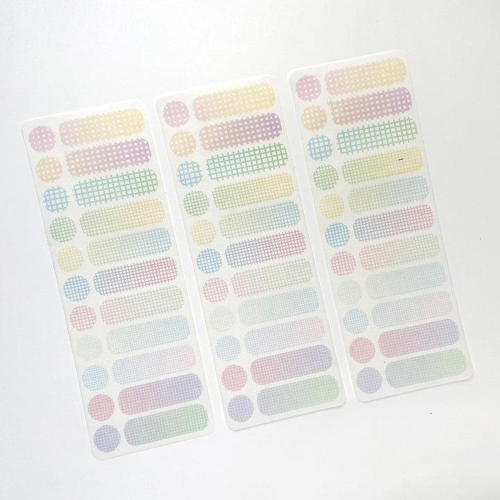 Minimalist Washi Stickers -Set of 3