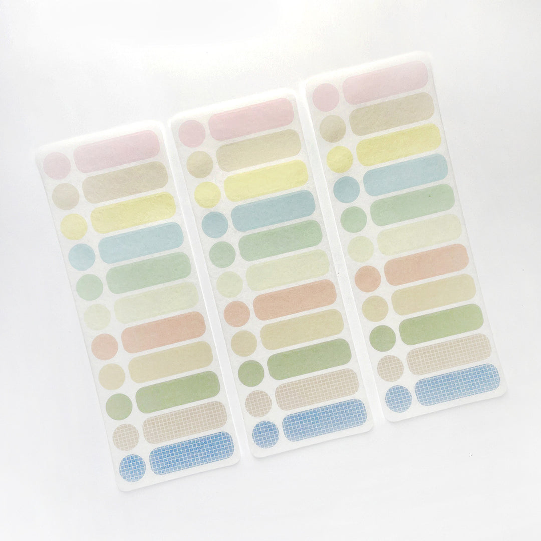 Minimalist Washi Stickers -Set of 3