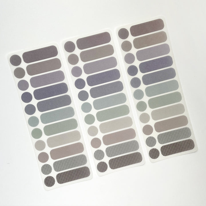 Minimalist Washi Stickers -Set of 3