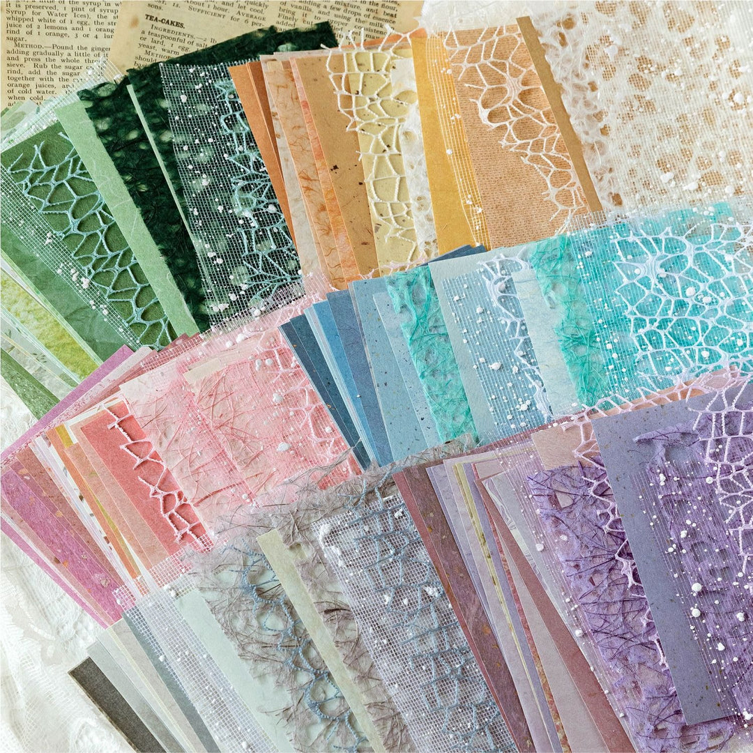 Mixed Textured Scrapbook Paper