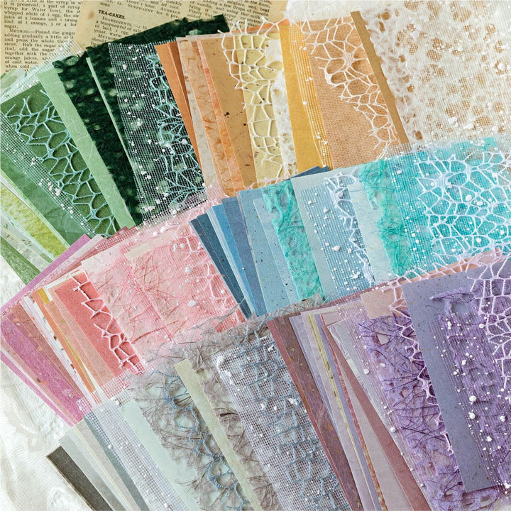 Mixed Textured Scrapbook Paper