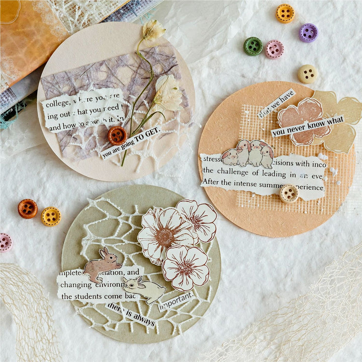 Mixed Textured Scrapbook Paper