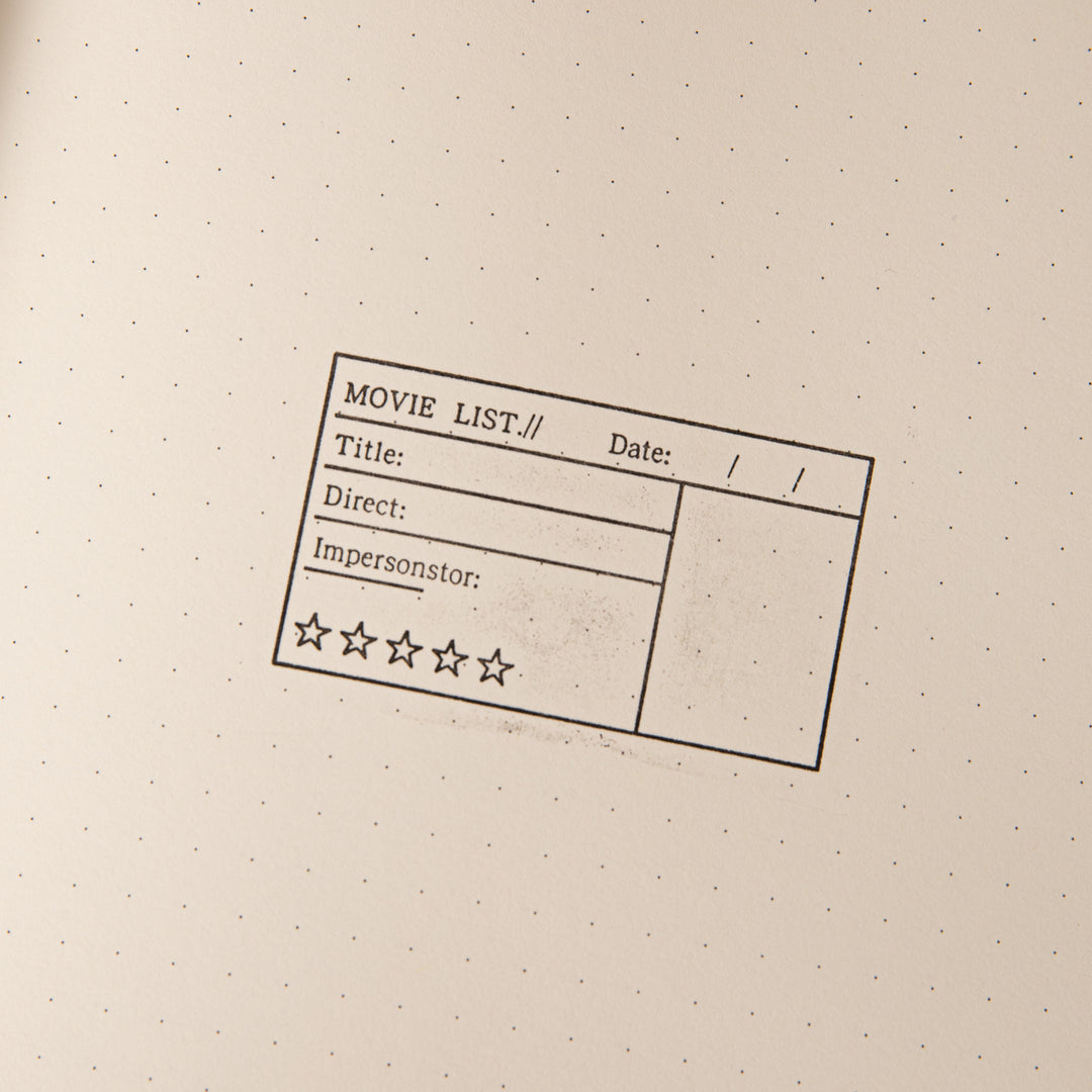 Movie List Stamp