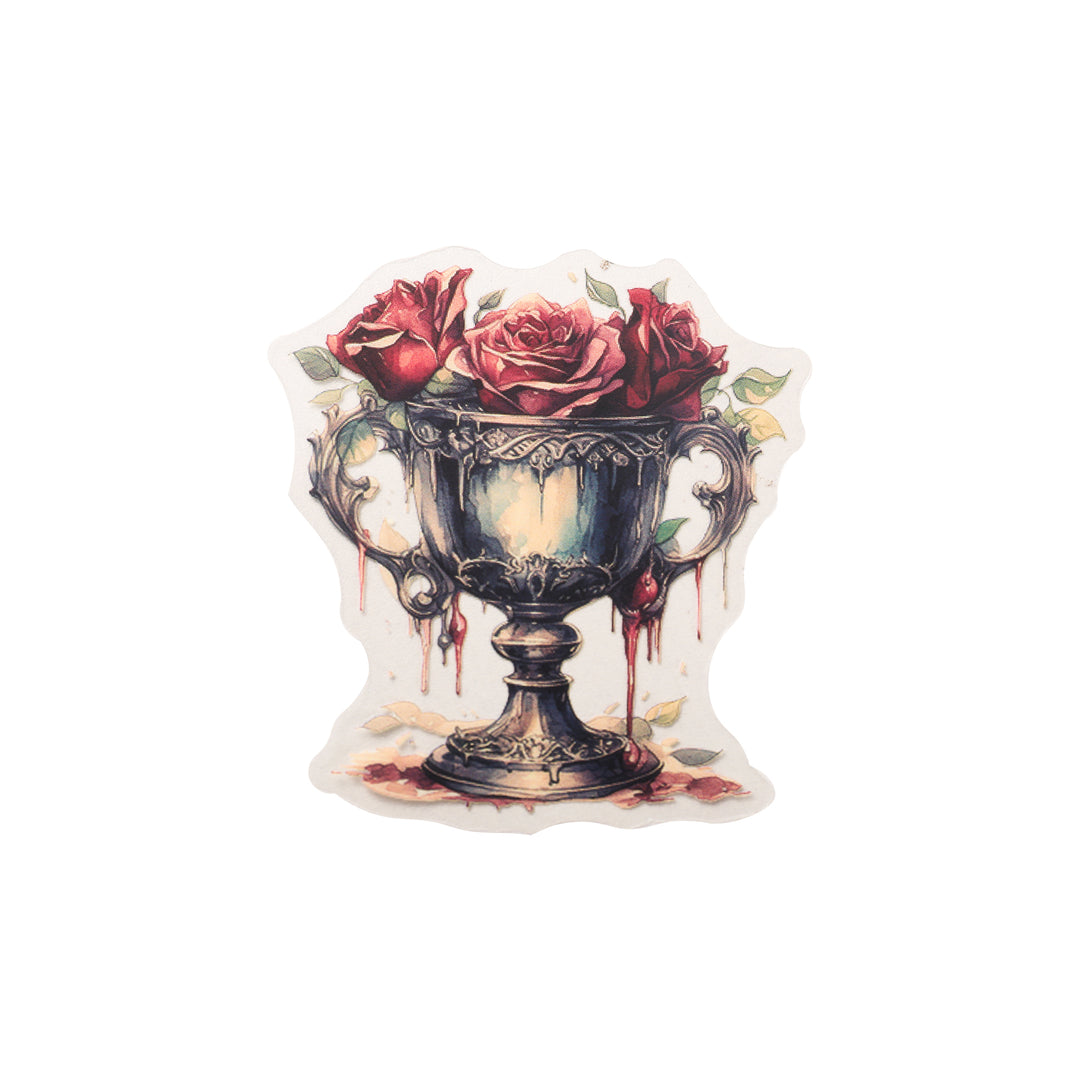 Mystic Rose Stickers - 20 Pcs