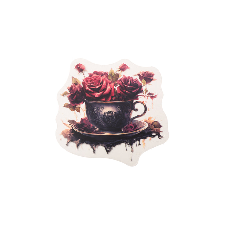 Mystic Rose Stickers - 20 Pcs