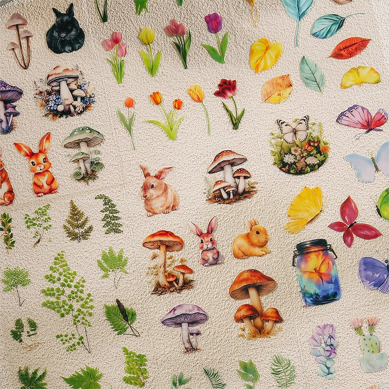 Nature Wandering Sticker Book - 80 Sheets