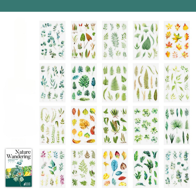 Nature Wandering Sticker Book - 80 Sheets