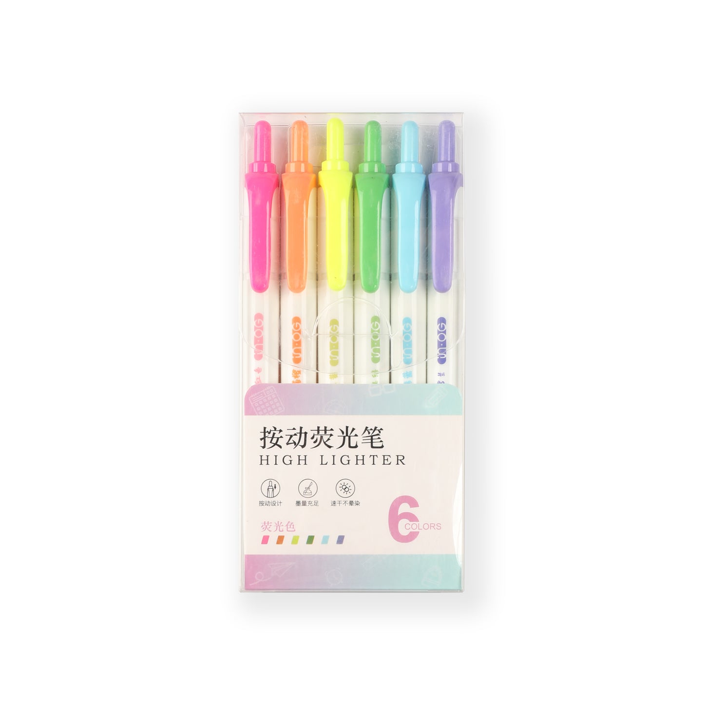 Neon Marker - 6 Color Set