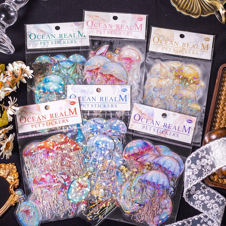 Ocean Realm Stickers - 120 Pcs