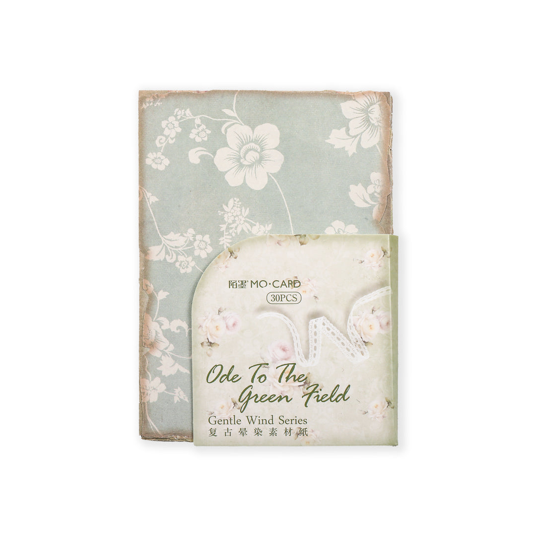 Ode To The Green Field Scrapbook Paper - 30 Sheets