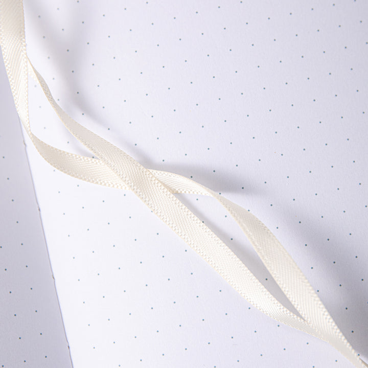 Orange Floral Dot Grid Notebook - A5