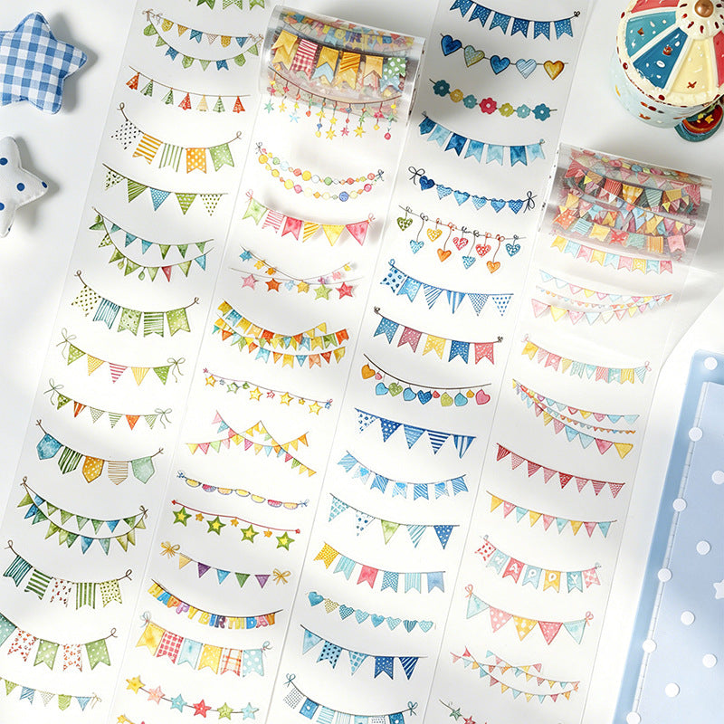 Party Bunting Die-cut PET Tape