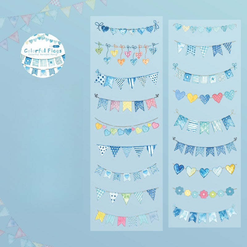 Party Bunting Die-cut PET Tape