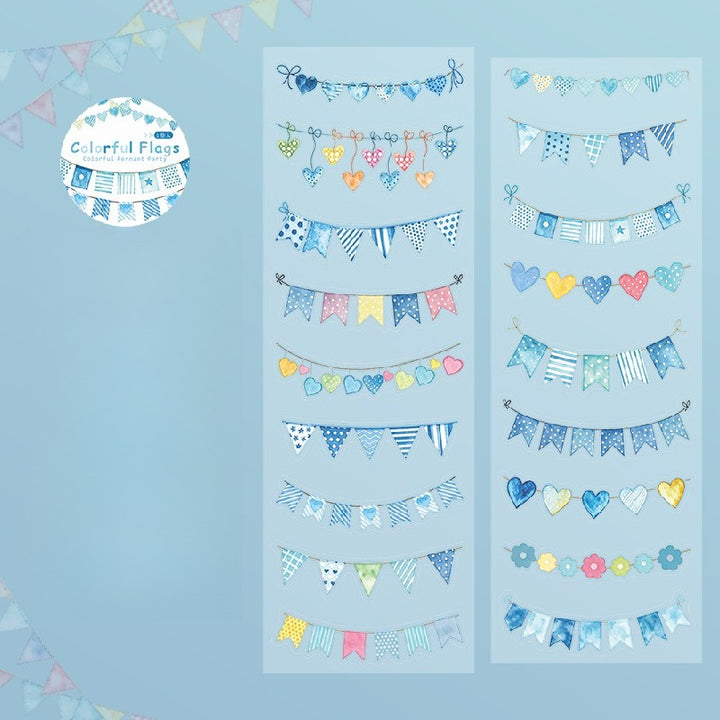 Party Bunting Die-cut PET Tape