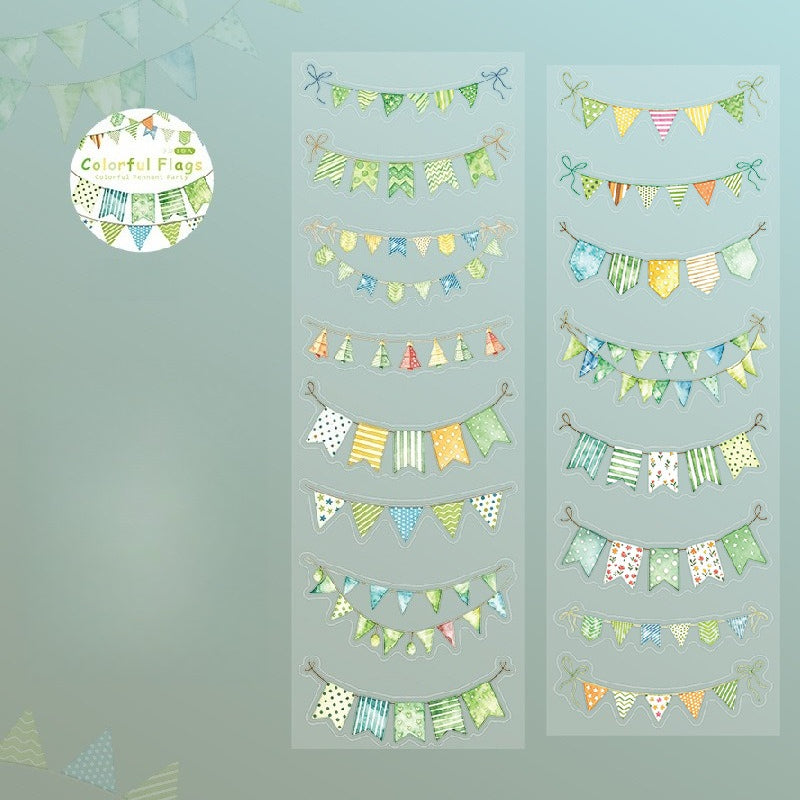 Party Bunting Die-cut PET Tape