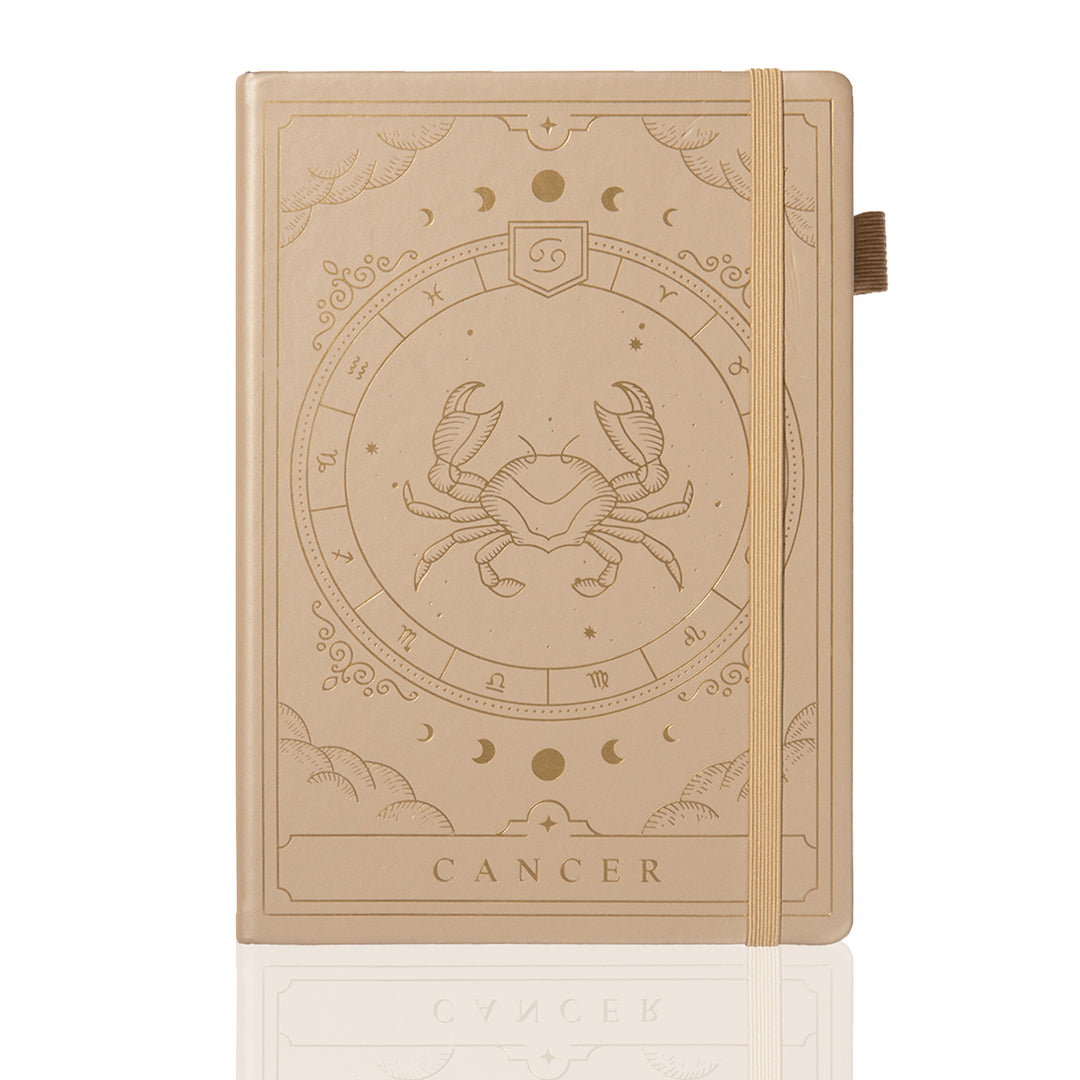 Personalized A5 Leather Zodiac Constellation Bullet Journal