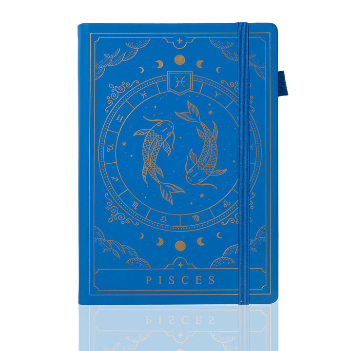 Personalized A5 Leather Zodiac Constellation Bullet Journal