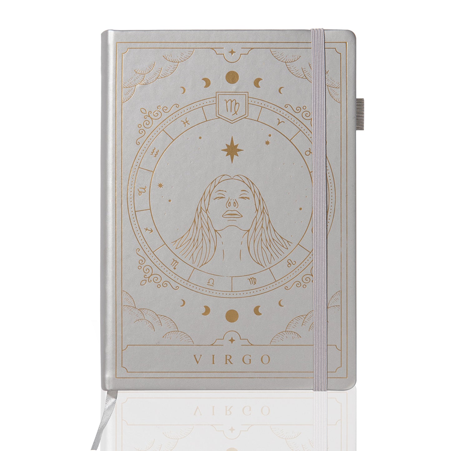 Personalized A5 Leather Zodiac Constellation Bullet Journal