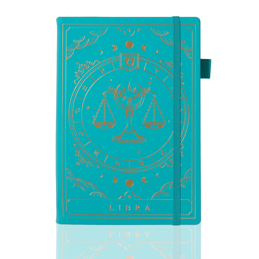 Personalized A5 Leather Zodiac Constellation Bullet Journal