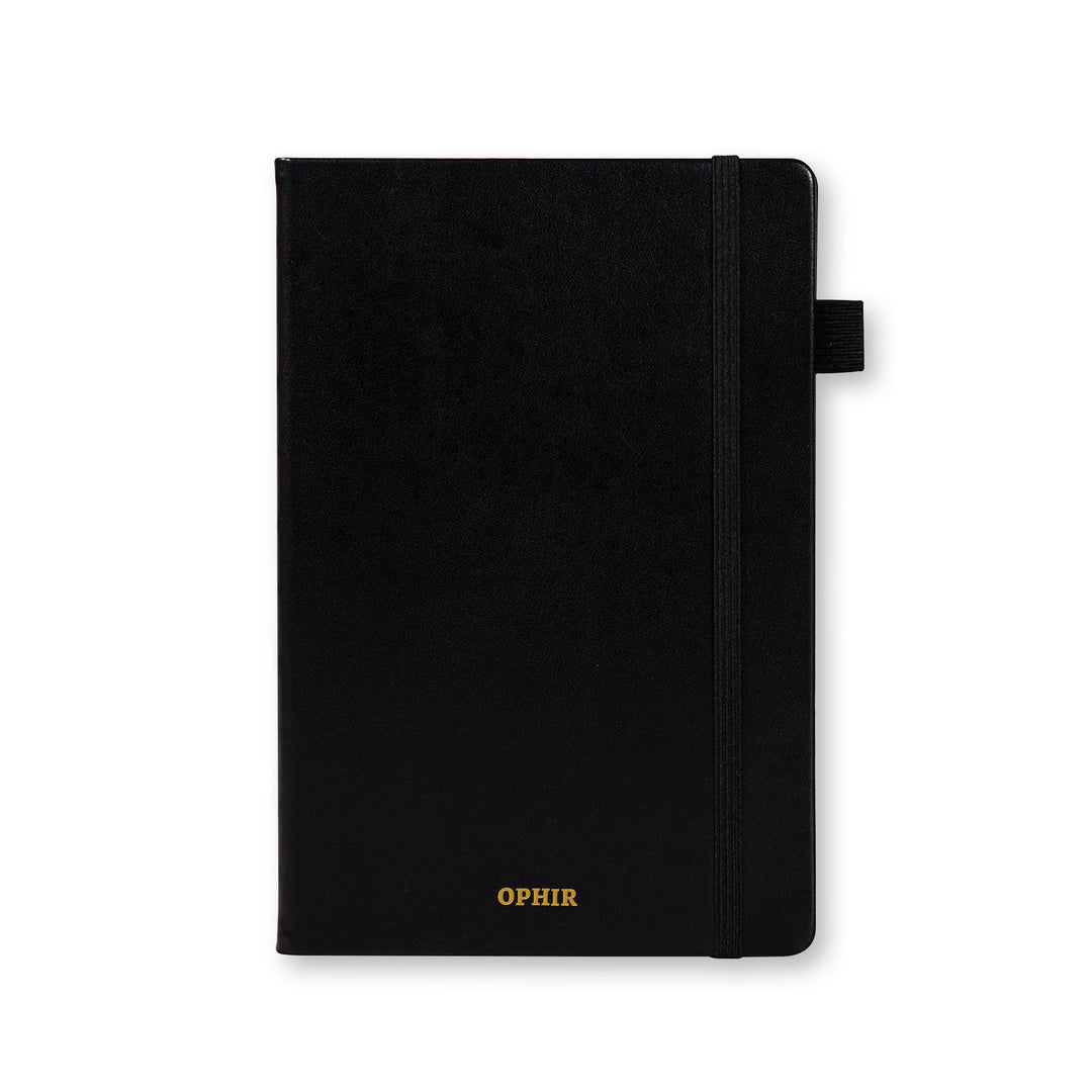 Personalized Vegan Leather Hardcover Notebook - A5 - Lined