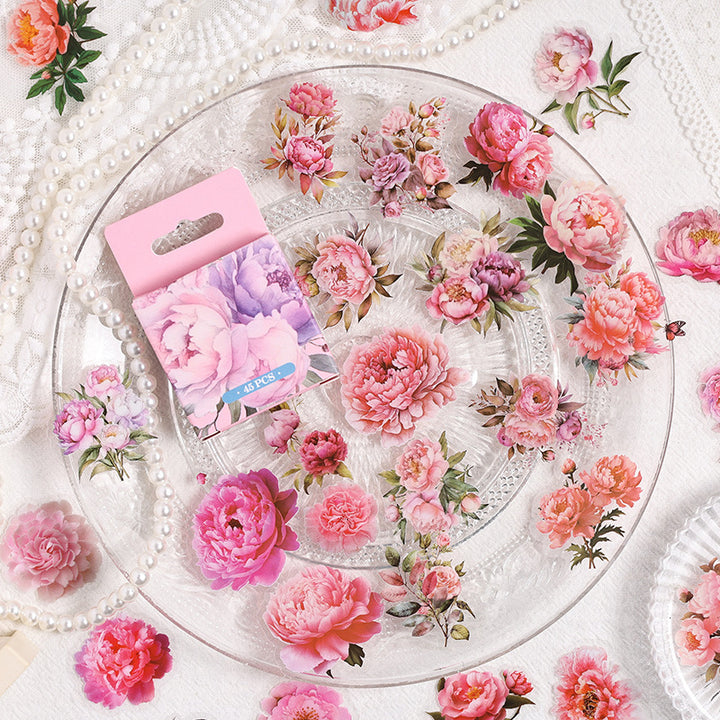 Pink Bloom Era PET Stickers