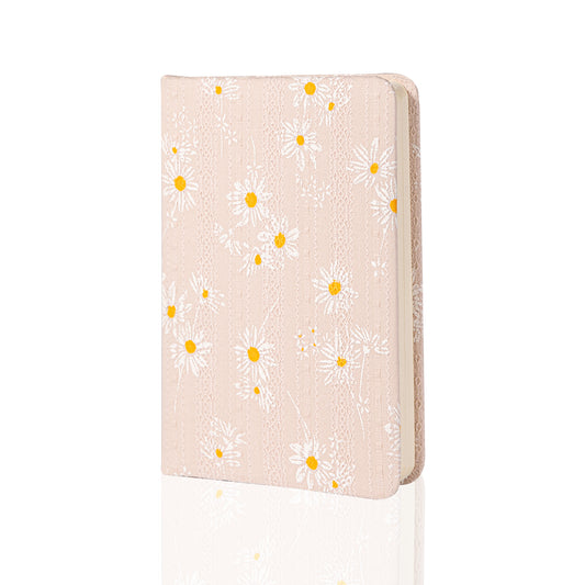 Pink Daisy Lined & Blank Notebook - A6
