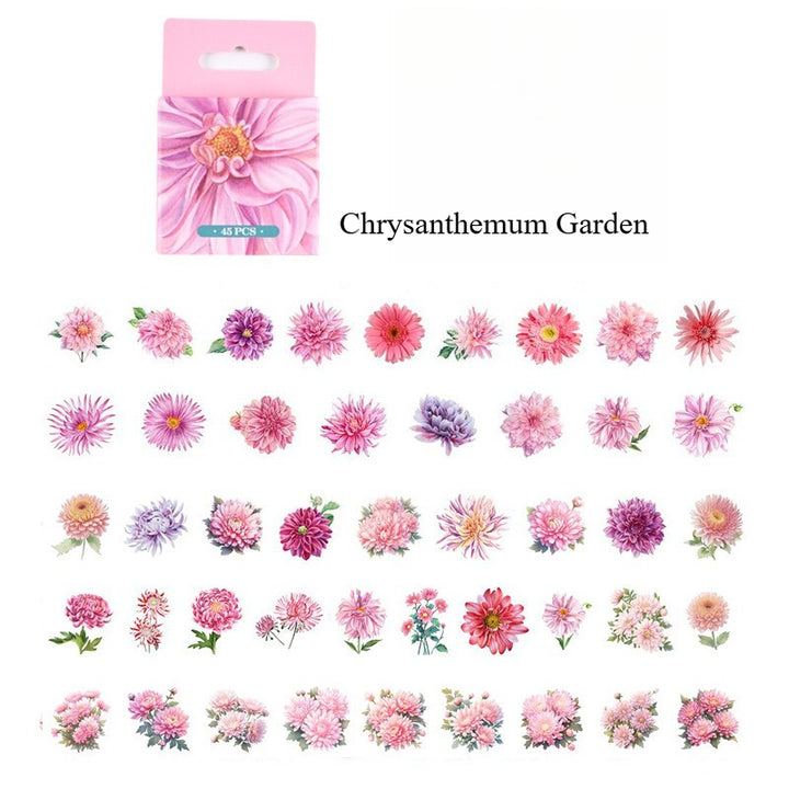 Pink Bloom Era PET Stickers