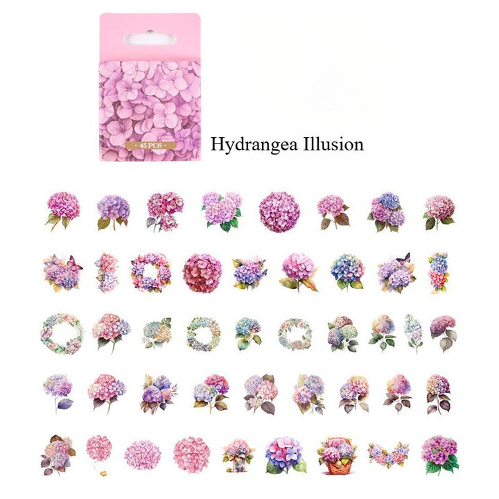 Pink Bloom Era PET Stickers