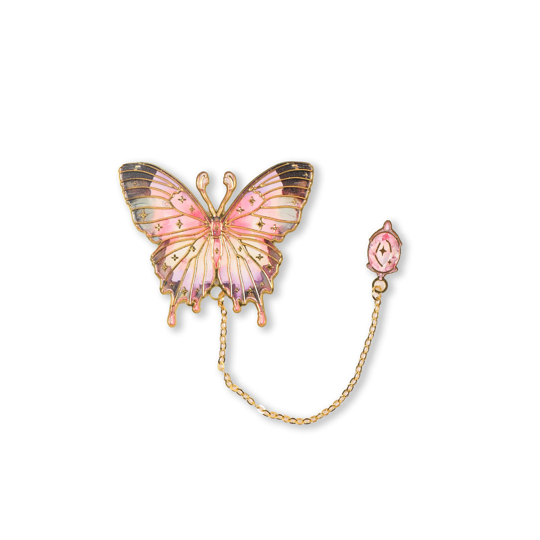 Metal Butterfly In Painting Bookmark