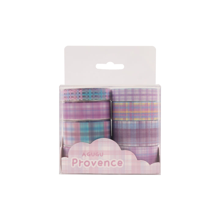 Provence Plaid Washi & PET Tape - Set of 8